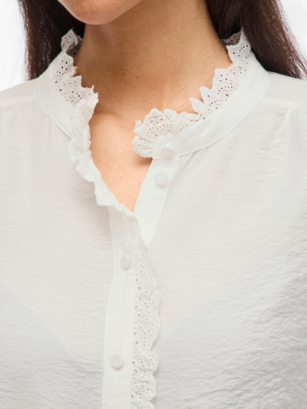 VIMALIMA L/S FRILL SHIRT/PB - Image 5
