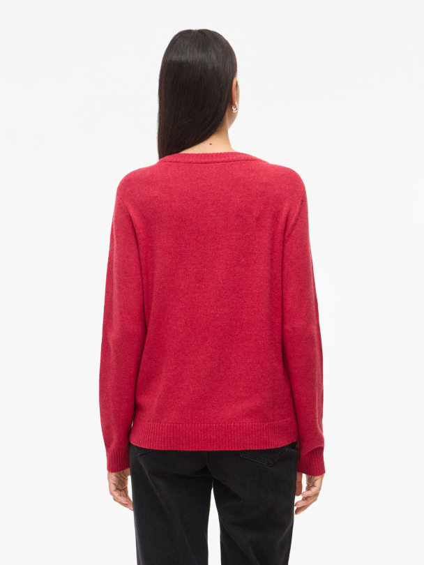 VIRIL O-NECK L/S KNIT TOP - NOOS - Image 2