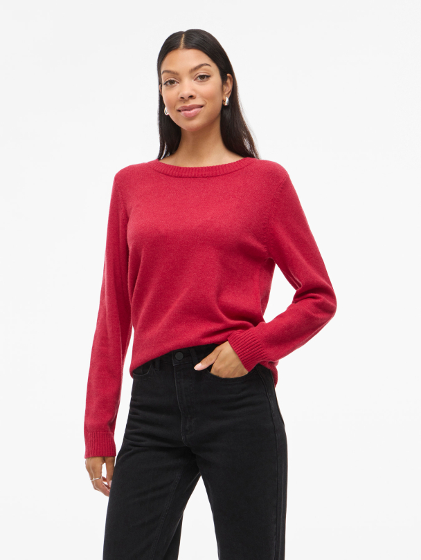 VIRIL O-NECK L/S KNIT TOP - NOOS - Image 5