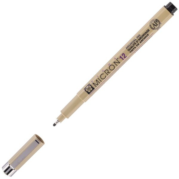 Sakura Pigma Micron 12 – 0,70mm – 49 Sort