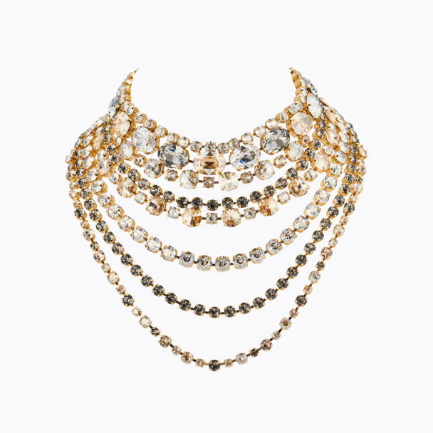 Mini Kallisto Necklace - Gold Black Golden Combo - Image 1