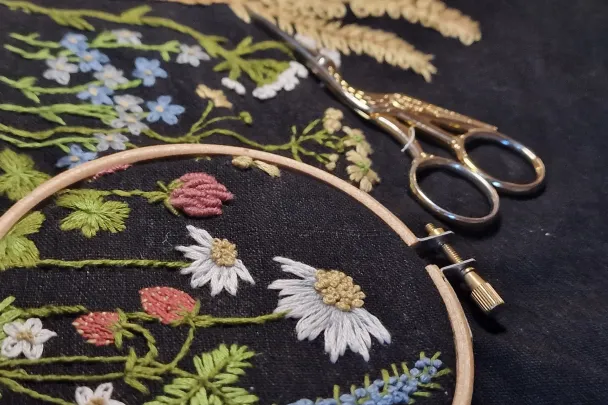 My Visible Mend- Broderikurs sort - Image 1