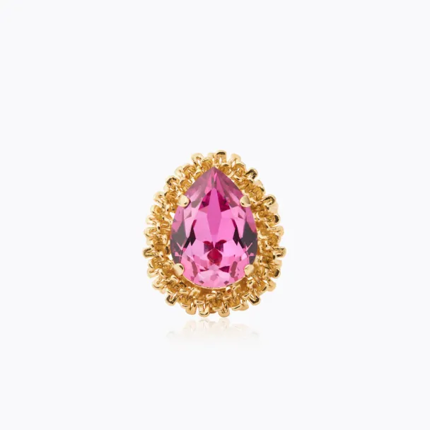Classic Gemma Ring Gold - Dark Rose - Image 2