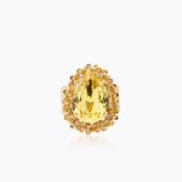Classic Gemma Ring Gold - Dark Jonquil - Image 2