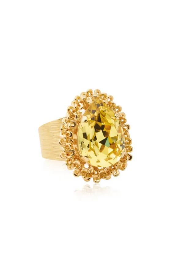 Classic Gemma Ring Gold - Dark Jonquil - Image 1