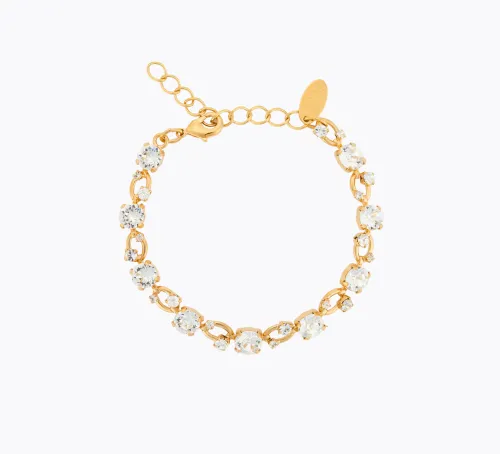 Fay Bracelet Gold - Crystal