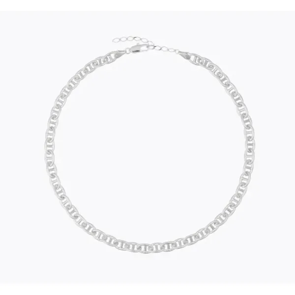 Betty Chain Necklace - Rhodium