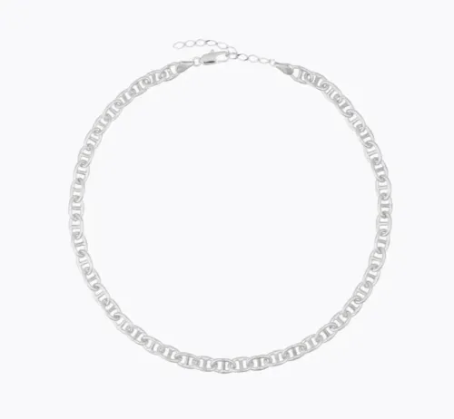 Betty Chain Necklace - Rhodium