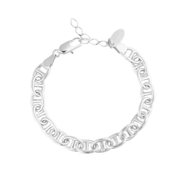 Betty Chain Bracelet - Rhodium