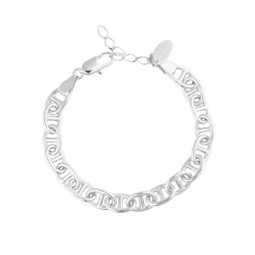 Betty chain Bracelet - Rhodium