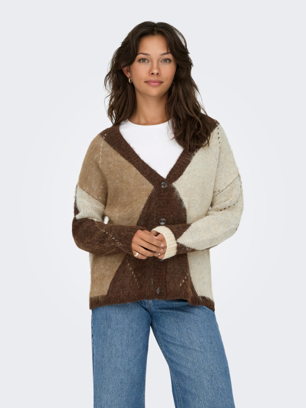 ONLNOEME JQ LS LIFE CARDI V-NECK KNT - Image 4