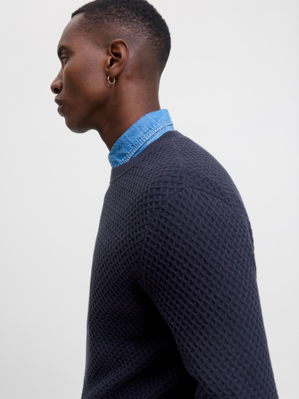 JPRBLUBARKLEY KNIT CREW NECK CH LN - Image 4