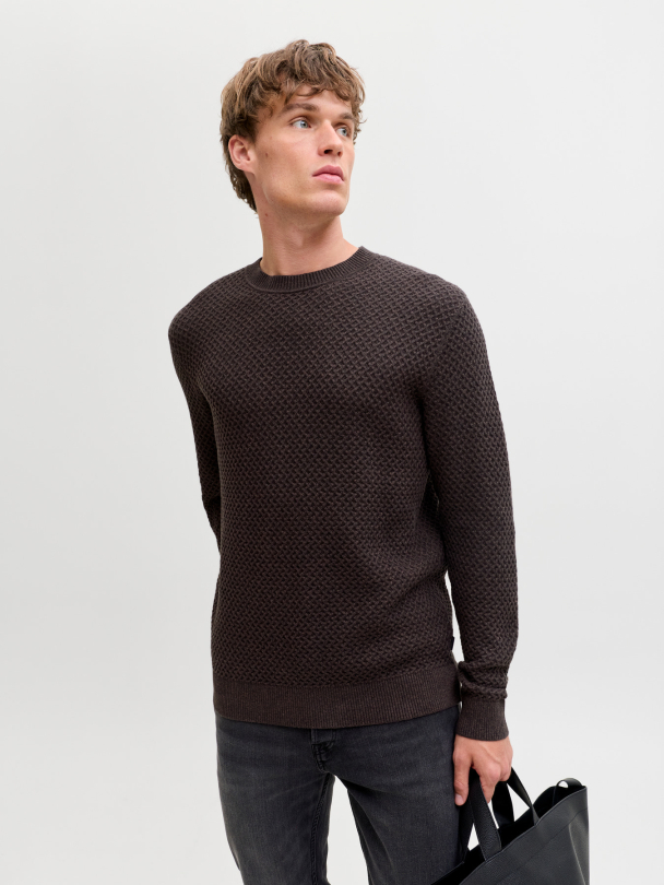 JPRBLUBARKLEY KNIT CREW NECK CH LN - Image 2
