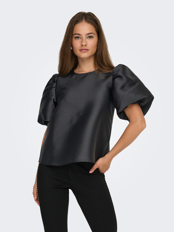 ONLMANNY 2/4 HEAVY SATIN TOP WVN CS - Image 5