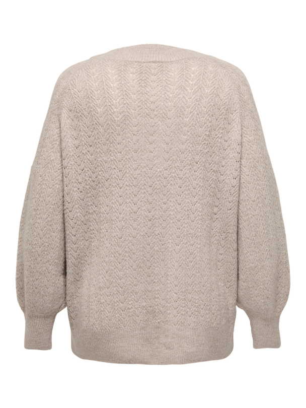 CARLUCILLA LS GLITTER V-NECK KNT Style No. - Image 3