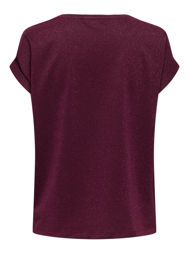 ONLMOSTER GLITTER S/S TOP NOOS JRS - Image 5