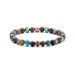 Turkis naturstein armbånd 6mm