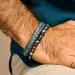 Turkis naturstein armbånd 6mm