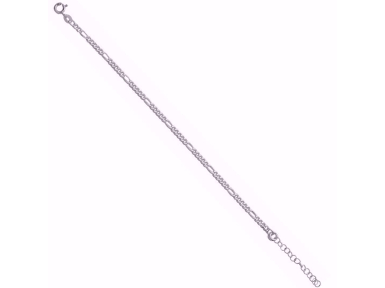 Sølv armbånd Figaro (2mm)