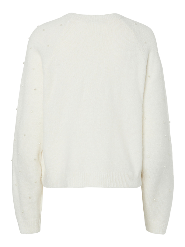 PCPAM LS O-NECK OVERSIZE PEARL KNIT BC - Image 2