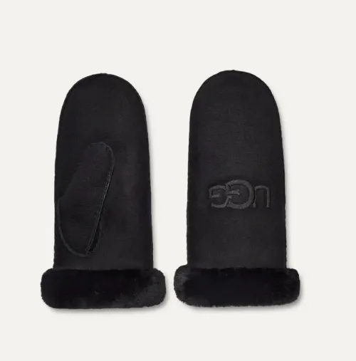 SHEEPSKIN EMBROIDERED MITTEN