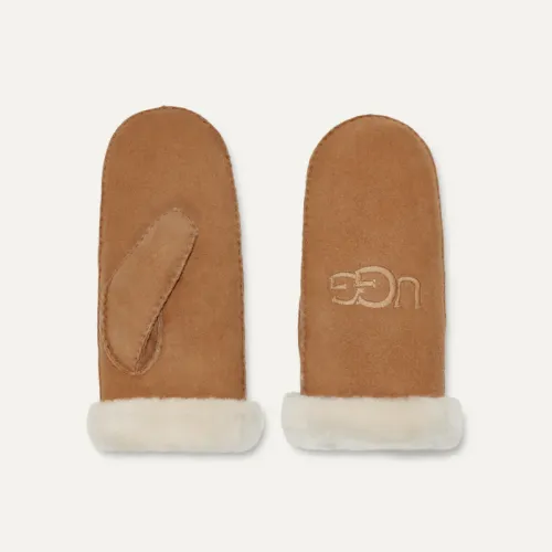 SHEEPSKIN EMBROIDERED MITTEN