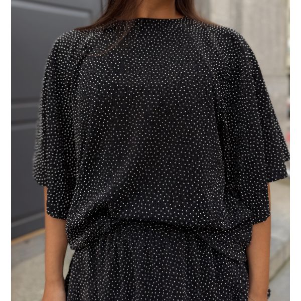 Stardust Top - Black & Silver