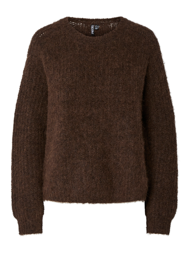 PCCLEO LS O-NECK CHUNKY KNIT NOOS BC - Image 1