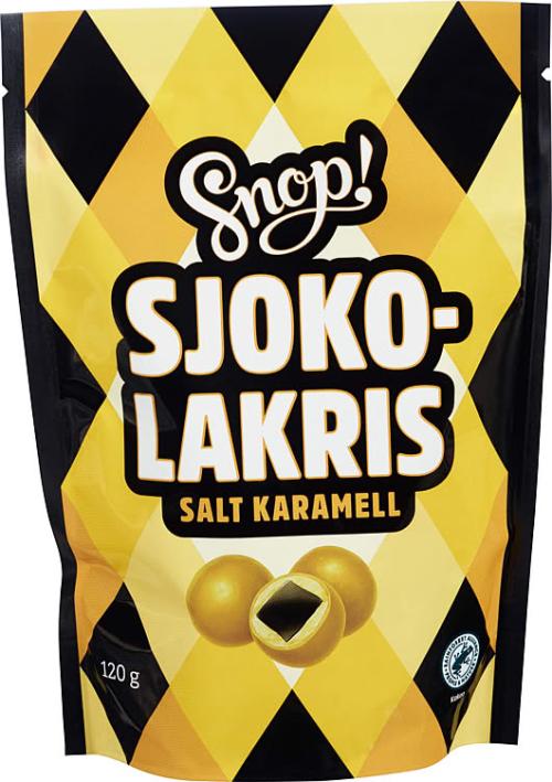Sjoko-Lakris m/Salt Karamell 120g Snop