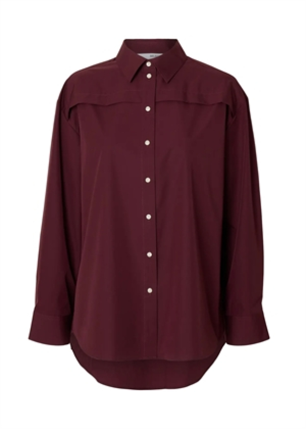 Allison Oversize Shirt - Fig - Image 2