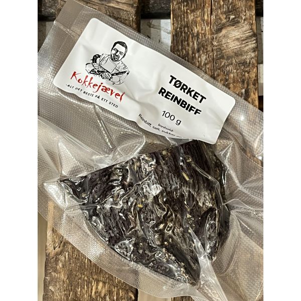 Tørket reinbiff  100 g