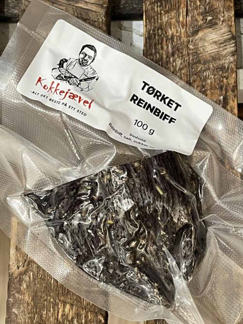 Tørket reinbiff  100 g