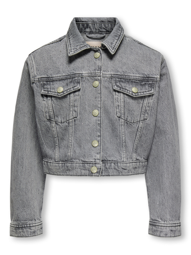 KOGMALIBU L/S RHINESTONE JACKET DNM - Image 1