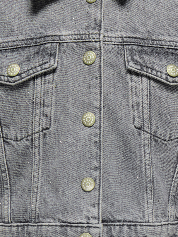 KOGMALIBU L/S RHINESTONE JACKET DNM - Image 3