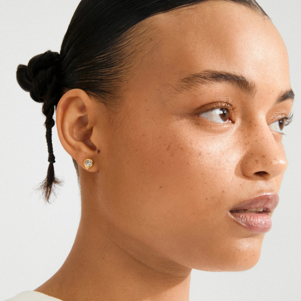 Pilgrim Kota gullbelagte øredobber - Image 2