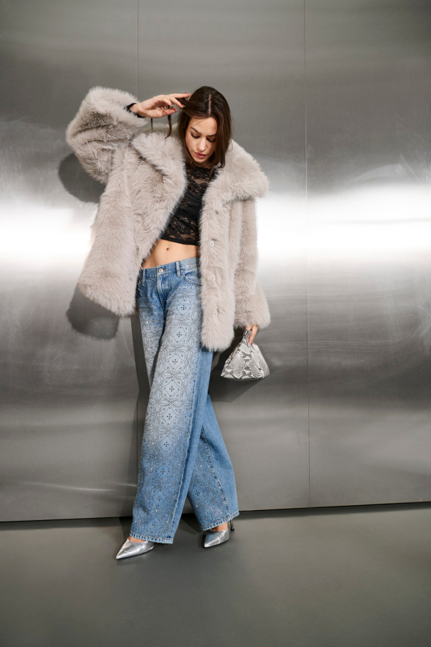 ONLASHIA LIFE FAUX DECO FUR COAT OTW - Image 2