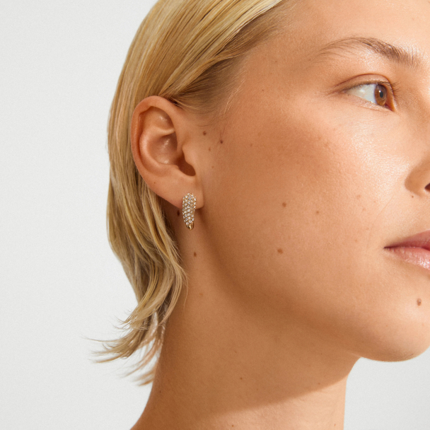 Pilgrim Soul gullbelagte øredobber - Image 2