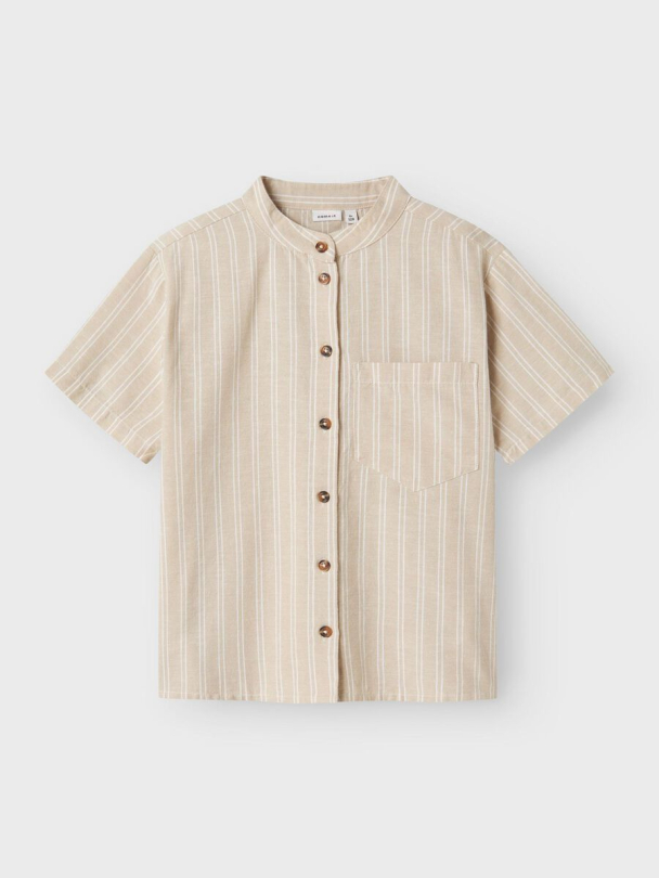 NKMHalom skjorte, beige - Image 3