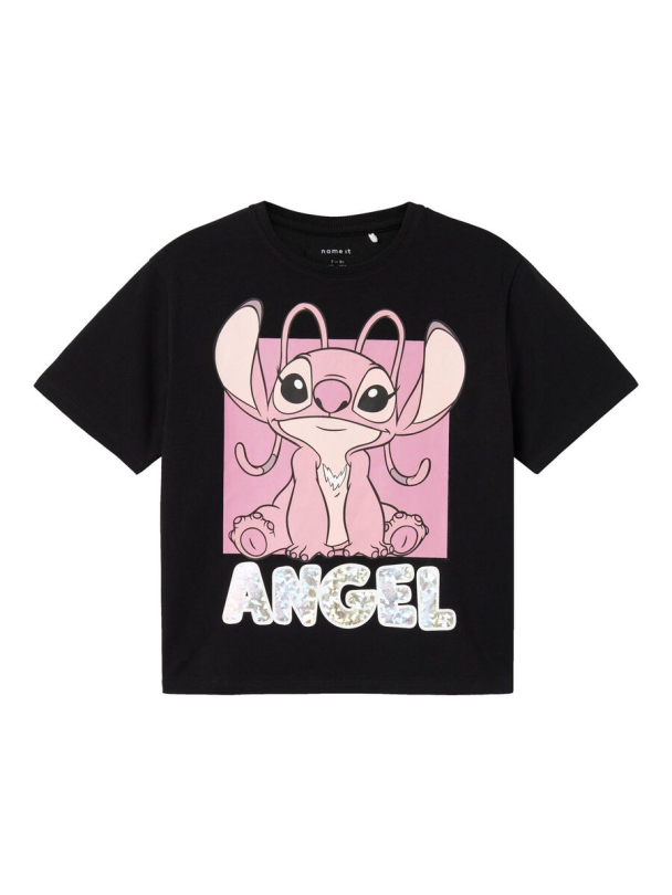 NKFNyri Stitch t-skjorte, svart - Image 1