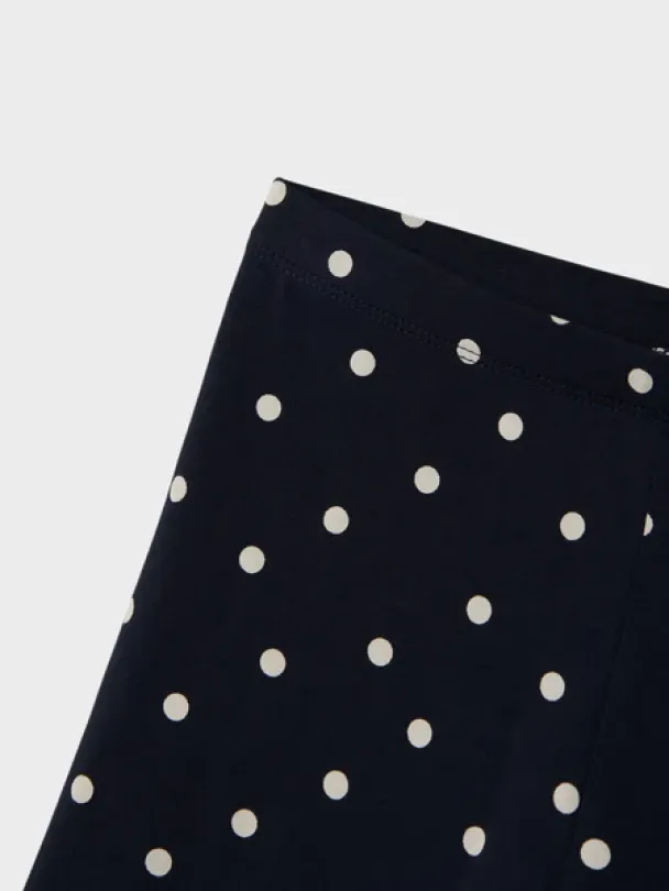 NKFVivian kort leggings, prikket - Image 2