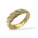 Ring - Forgylt sølv zirkonia