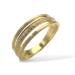 Ring - Forgylt sølv zirkonia
