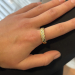 Ring - Forgylt sølv zirkonia