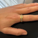 Ring - Forgylt sølv zirkonia