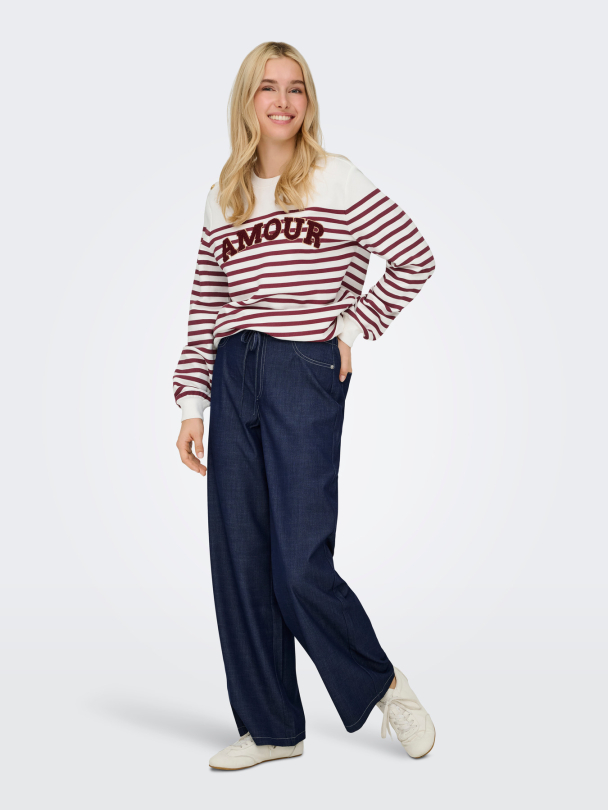 ONLJINA MW WIDE STITCH PANT CC PNT - Image 4