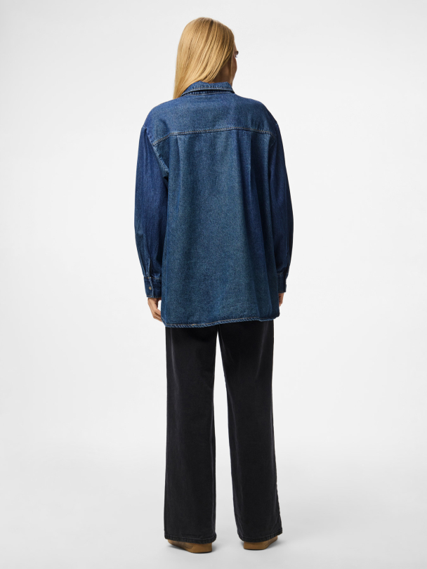 PCMAISIE LS DENIM SHIRT NOOS BC - Image 2