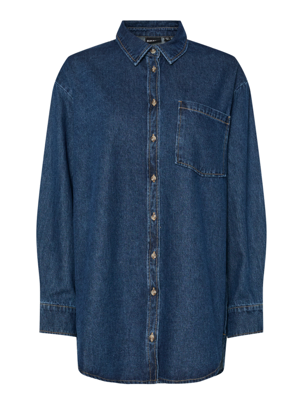 PCMAISIE LS DENIM SHIRT NOOS BC - Image 1