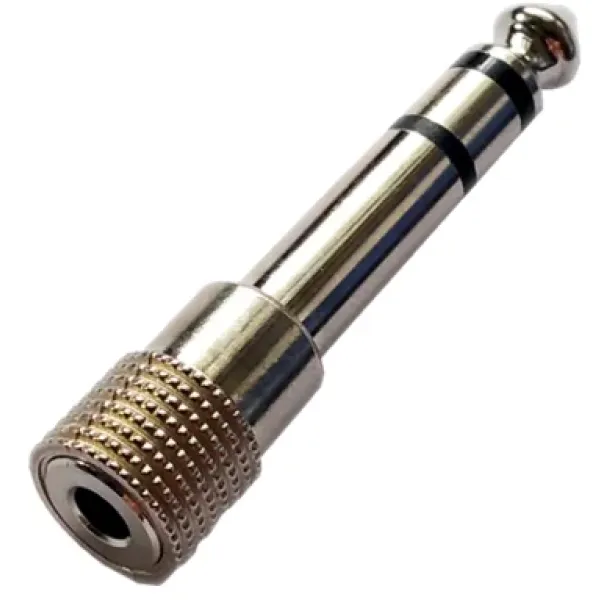 ADAPTER ministereo-jack til stereo jack 6,3mm
