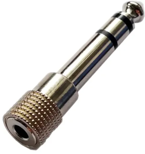 ADAPTER ministereo-jack til stereo jack 6,3mm