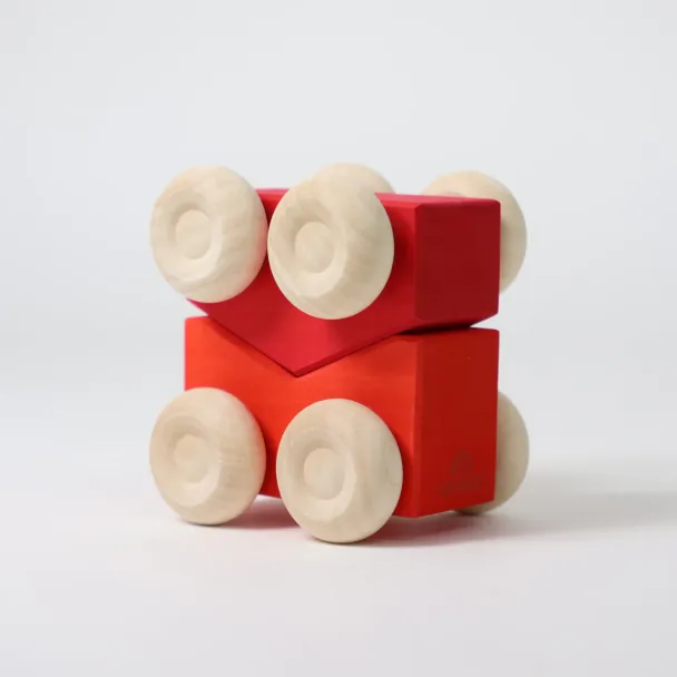 Stacking Cars - Red - Image 1